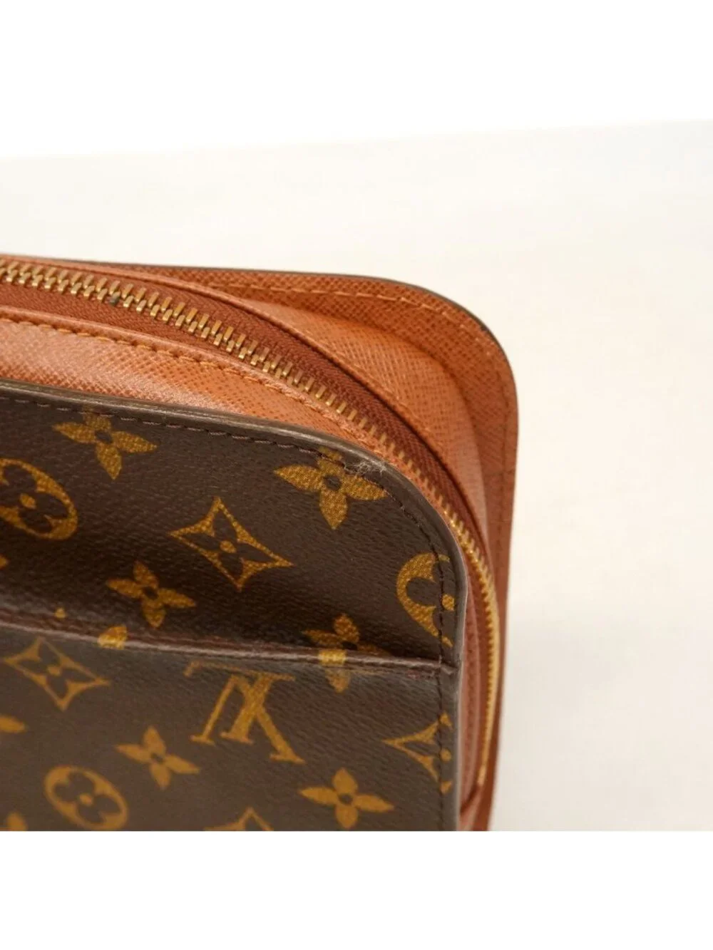 Louis Vuitton Clutch Monogram Orsay Brown